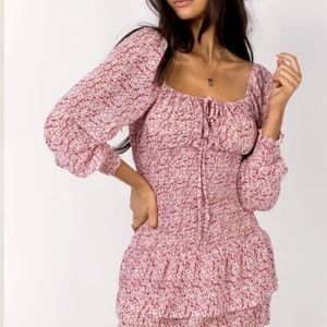 PRINCESS POLLY CARILLO MINI DRESS SIZE 4